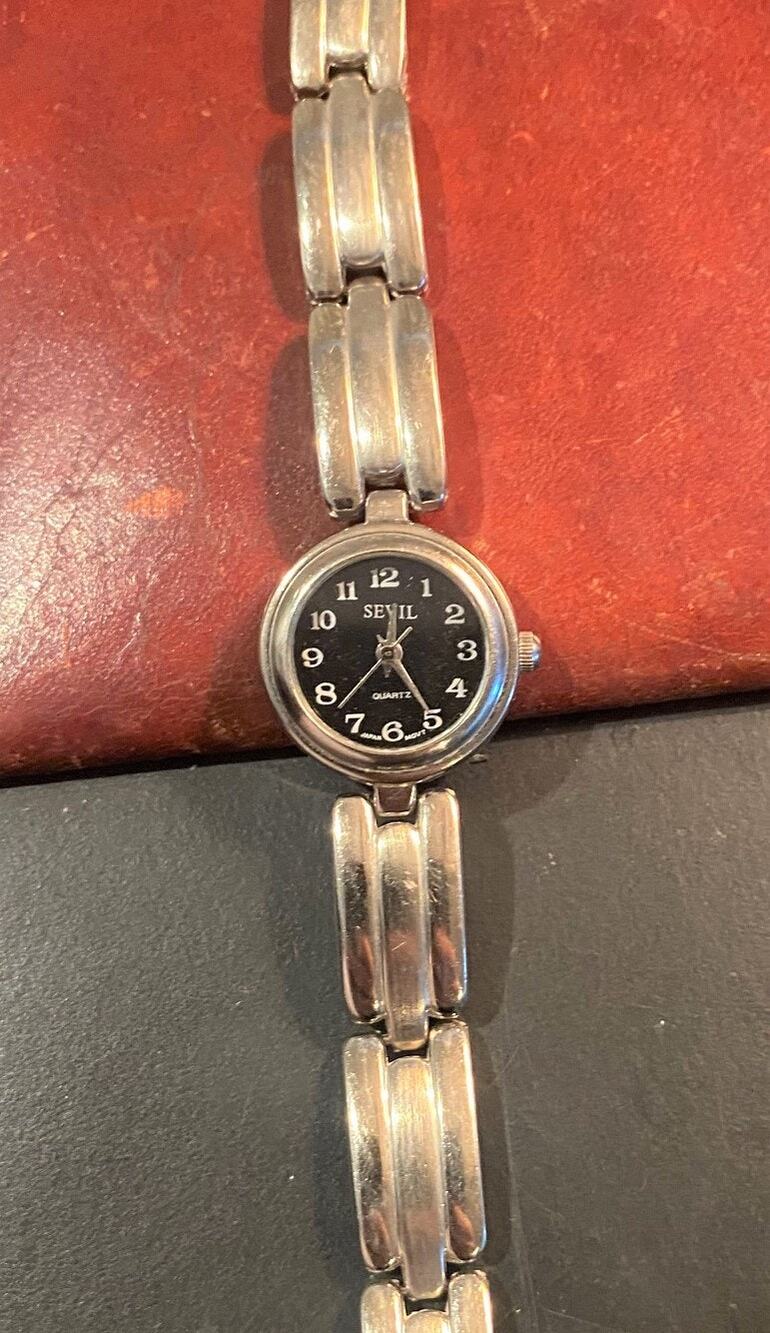 Women's 22mm Silver Tone Sevil Watch, Bracelet Band